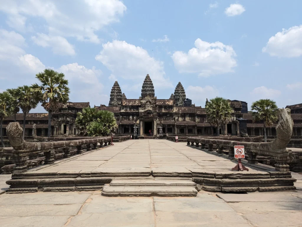 The famous temples of Angkor Wat.