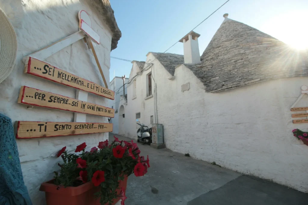 The village in Puglia with it's white famous hosues.