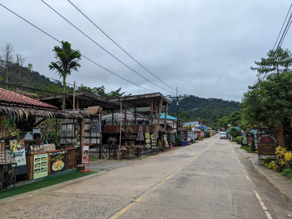 Khao Sok Village in Khao Sok National Park